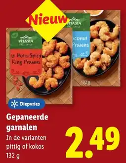 Lidl Gepaneerde garnalen aanbieding