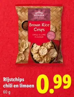 Lidl Rijstchips chili en limoen aanbieding