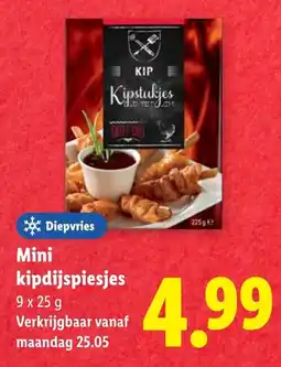 Lidl Mini kipdijspiesjes aanbieding