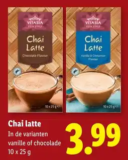 Lidl Chai latte aanbieding