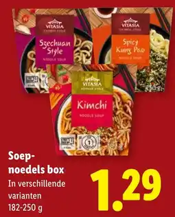 Lidl Soepnoedels box aanbieding