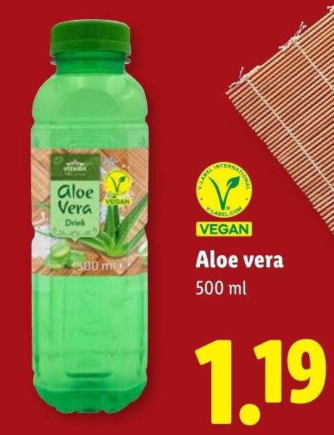 Aloe vera 500 ml aanbieding bij Lidl