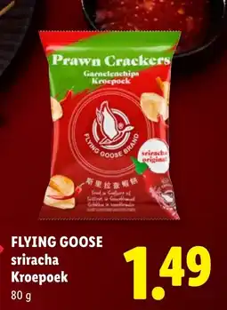 Lidl Flying Goose sriracha Kroepoek aanbieding