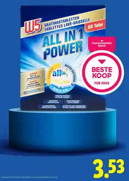 Lidl W5 all in 1 power aanbieding