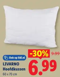 Lidl Livarno Hoofdkussen aanbieding