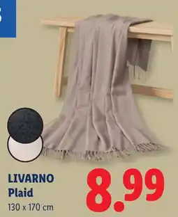 Lidl Livarno Plaid aanbieding
