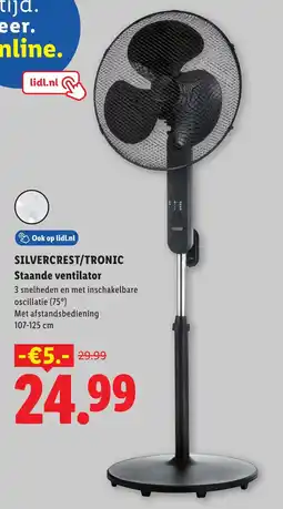 Lidl Silvercrest/Tronic Staande ventilator aanbieding