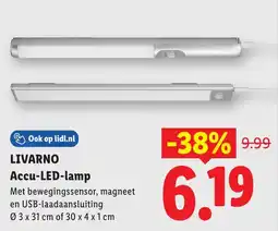 Lidl Livarno Accu-LED-lamp aanbieding