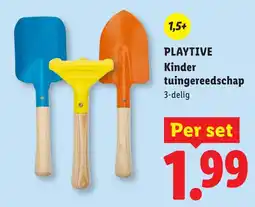 Lidl Playtive Kinder tuingereedschap aanbieding