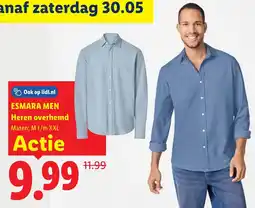 Lidl Esmara Men Heren overhemd aanbieding