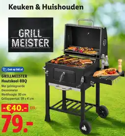 Lidl Grillmeister Houtskool-BBQ aanbieding