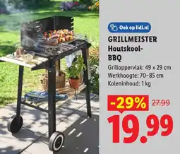 Lidl Grillmeister Houtskool-BBQ aanbieding
