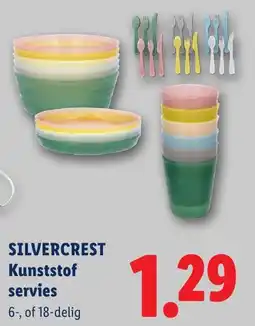 Lidl Silvercrest Kunststof servies aanbieding