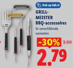 Lidl Grillmeister BBQ-accessoires aanbieding