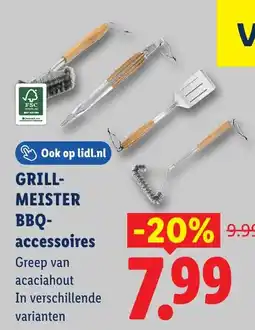 Lidl Grillmeister BBQ-accessoires aanbieding