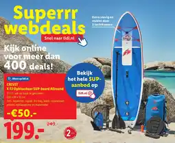 Lidl Crivit X F2 Opblaasbaar SUP-board Allround aanbieding