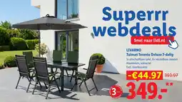 Lidl Livarno Tuinset Toronto Deluxe 7-delig aanbieding