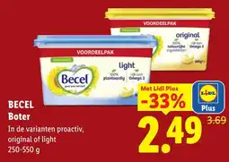 Lidl Becel Boter aanbieding