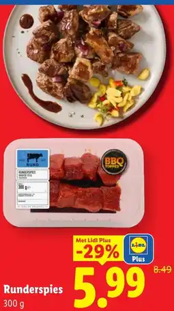 Lidl Runderspies aanbieding