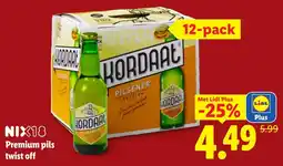 Lidl Premium pils twist off aanbieding