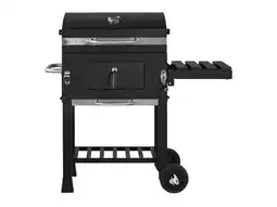 Lidl GRILLMEISTER Houtskool BBQ Comfort - met thermometer & zijtafel aanbieding