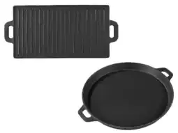 Lidl GRILLMEISTER Gietijzeren grillpan of -plaat aanbieding