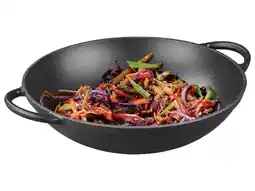 Lidl GRILLMEISTER Gietijzeren BBQ broodbakpan, grillwok of Dutch Oven aanbieding