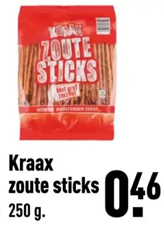 ALDI Kraax zoute sticks aanbieding