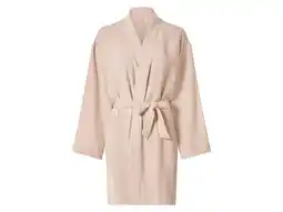 Lidl esmara Mousseline dames kimono (Beige, XS (32/34)) aanbieding