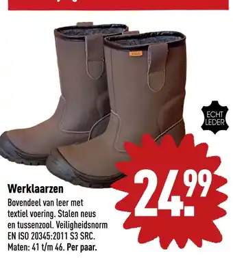 ALDI Werklaarzen aanbieding