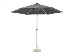 Lidl LIVARNO Parasol met verlichting op zonne-energie 300 cm aanbieding