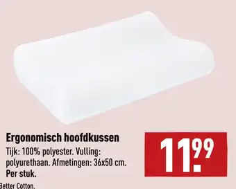 ALDI Ergonomisch hoofdkussen aanbieding