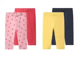 Lidl lupilu Set van 2 kinder caprileggings aanbieding