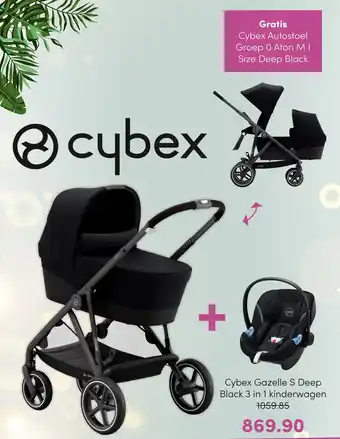 Baby & Tiener Cybex Gazelle S Deep Black aanbieding