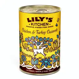 Pets Place Lily's Kitchen Dog Casserole - Hondenvoer - Kip Kalkoen Wortel 400 g aanbieding