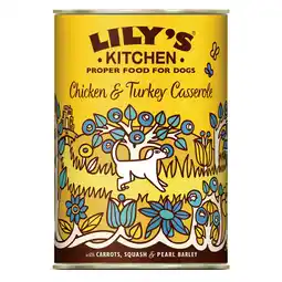 Pets Place Lily's Kitchen Dog Casserole - Hondenvoer - Kip Kalkoen Wortel 400 g aanbieding