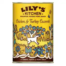 Pets Place Lily's Kitchen Dog Casserole - Hondenvoer - Kip Kalkoen Wortel 400 g aanbieding