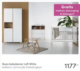 Baby & Tiener Quax babykamer Loft White aanbieding