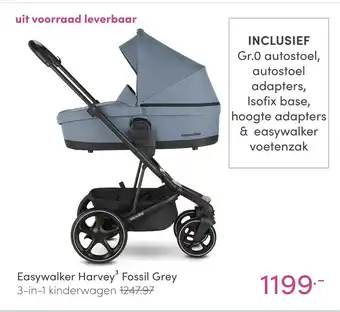 Baby & Tiener Easywalker Harvey Fossil Grey aanbieding