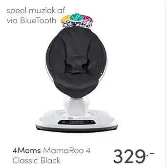 Baby & Tiener 4Moms MamaRoo 4 Classic Black aanbieding