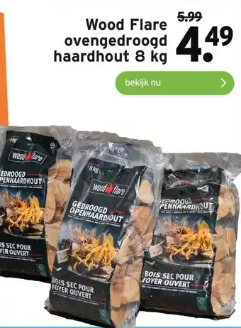 GAMMA Wood Flare ovengedroogd haardhout 8 kg aanbieding