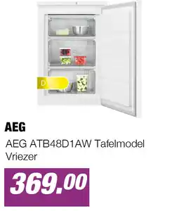 EP AEG ATB48D1AW Tafelmodel Vriezer aanbieding
