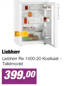 EP Liebherr Re 1400-20 Koelkast - Tafelmodel aanbieding