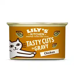 Pets Place Lily's Kitchen Cat Tasty Cuts In Gravy - Kattenvoer - Kip 85 g aanbieding