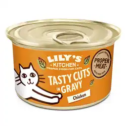 Pets Place Lily's Kitchen Cat Tasty Cuts In Gravy - Kattenvoer - Kip 85 g aanbieding