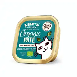 Pets Place Lily's Kitchen Cat Organic Paté - Kattenvoer - Vis 85 g aanbieding
