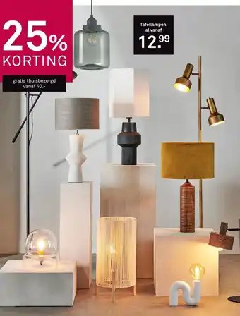 Karwei Tafellampen, aanbieding