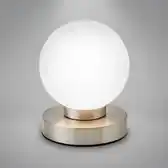 Bol.com B.K.LICHT - Dimbaar Tafellamp - bedlamp met glas - excl. E14 lichtbron - h: 15.7cm aanbieding