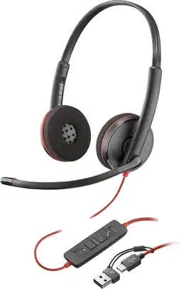 Bol.com HP Poly Blackwire C3220 – Over-ear headset – Kabel – Stereo – Zwart aanbieding