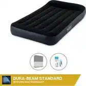 Bol.com Intex Luchtbed - 1-Persoons - 99 x 191 x 25 cm - Blauw - Inclusief pomp - Hoeslaken en Reparatieset aanbieding